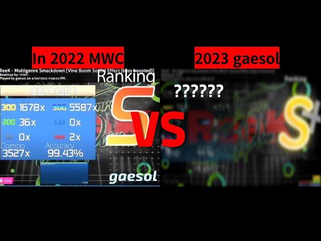 [Osu! mania] THE 2022 MWC SEMIFINALS TIEBREAKER [ 2022 gaesol VS 2023 gaesol ]