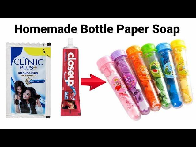 How to make paper soap | paper soap |homemade paper soap/paper soap banane ka tarika/DIY Paper Soap