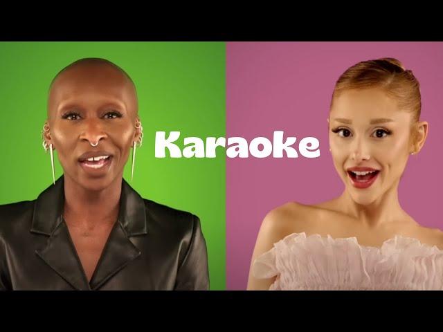 Ariana Grande & Cynthia Erivo - Elphaba & Glinda song | Karaoke