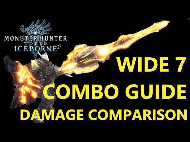 Wide 7 Gunlance. Full combos damage comparison. The Ultimate Gunlance Guide