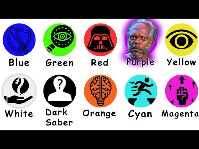 Every Lightsaber Color Explained In 8 Minutes