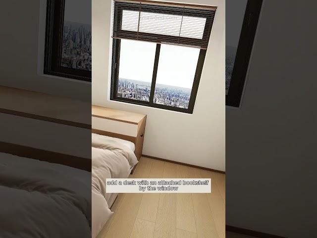 Maximize Small Bedrooms: Smart Solid Wood Furniture Ideas! #SmallBedroom #HomeOrganization