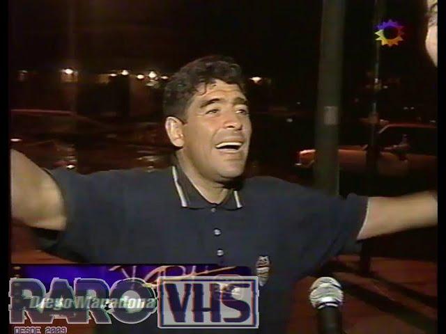 Entrevista a Diego Maradona después de Boca-River (1997) último partido de Diego