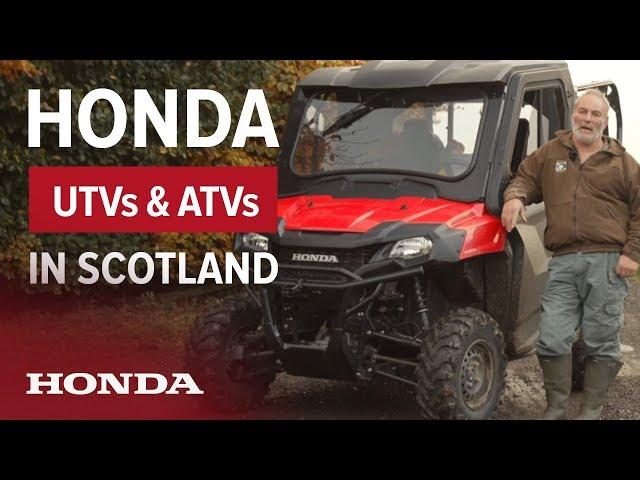 Honda Pioneer and ATVs in the Scottish Highlands