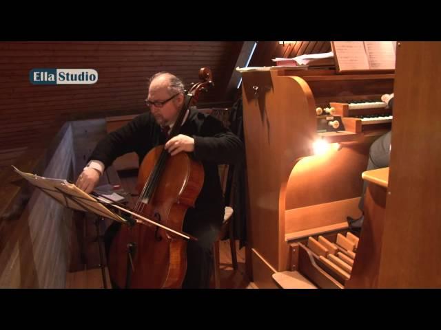 J.S.Bach, 3rd Cello & Organ SONATA.wmv