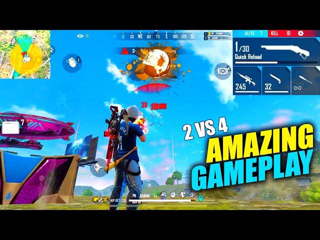 Duo vs Squad Magical Gameplay 16 Kills Total In Garena free fire - Playing Free Fire Like Pro Player