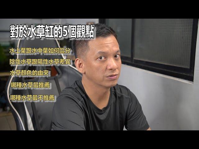 【酒伯】原本水草缸很基本的幾個常識1~卻常常搞混的5件事情