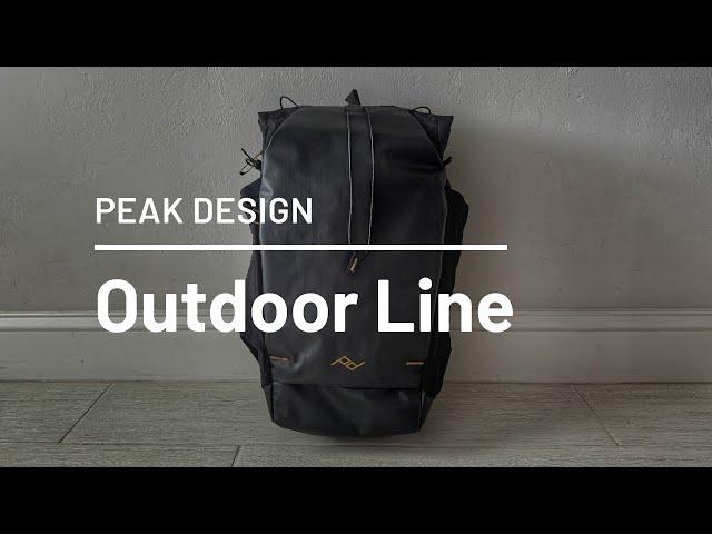 NEW Peak Design Outdoor Line! 25L Daypack Review (Sleek Rolltop Hiking and EDC Backpack)