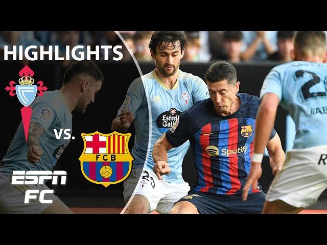  WILD RESULT!  Celta Vigo vs. Barcelona | LaLiga Highlights | ESPN FC