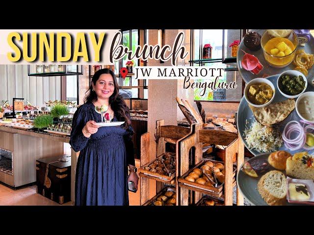 Five Star SUNDAY BRUNCH with over 300 dishes*biggest* JW Marriott Sunday Brunch Buffet in Bengaluru