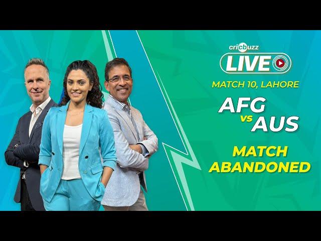 Cricbuzz Live: Australia through to the semis; match abandoned due to rain