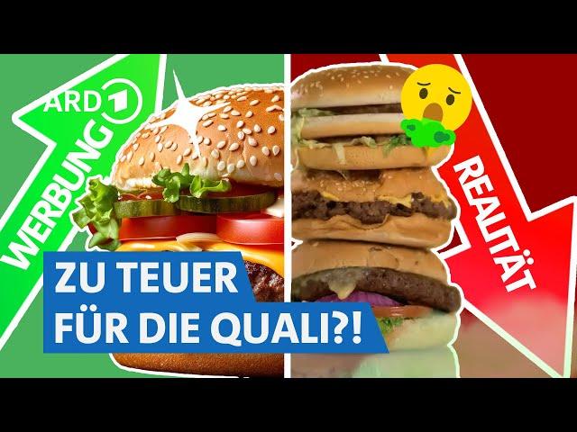 Burger von Five Guys, McDonalds, Hans im Glück & Co. im Check I Die Tricks... NDR & SWR