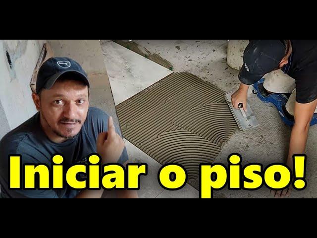 Como colocar piso. Como iniciar o assentamento do piso corretamente.