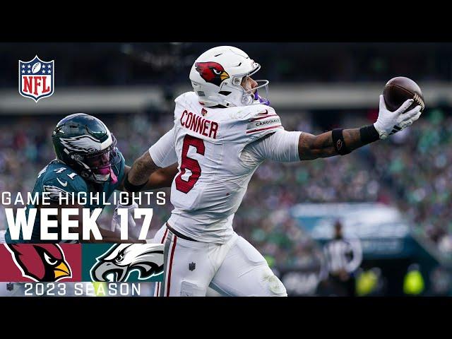 Arizona Cardinals vs. Philadelphia Eagles | 2023 Week 17 Game Highlights