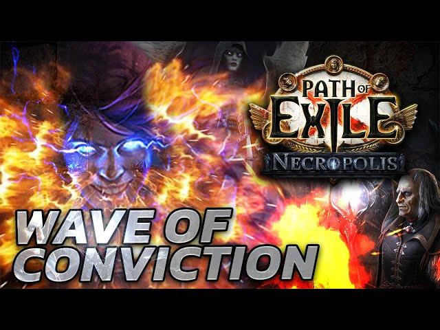 This build goes through maps LIKE BUTTER! - Wave of Conviction Elementalist [PoE 3.24]