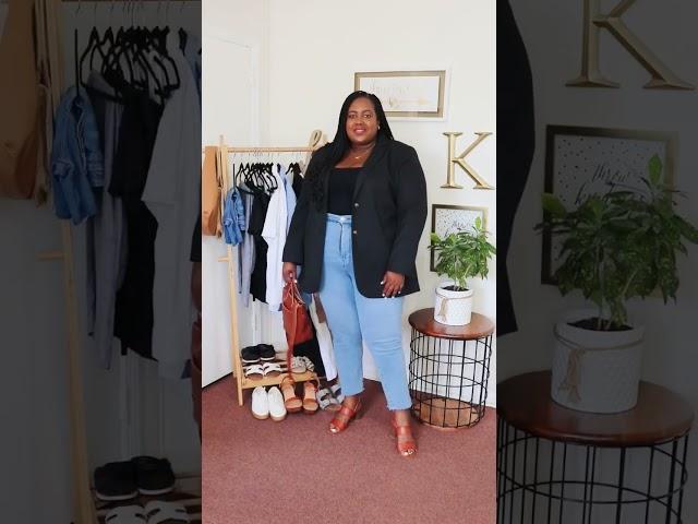 PLUS SIZE SUMMER CAPSULE WARDROBE 2022| Outfit linked in description box #shorts