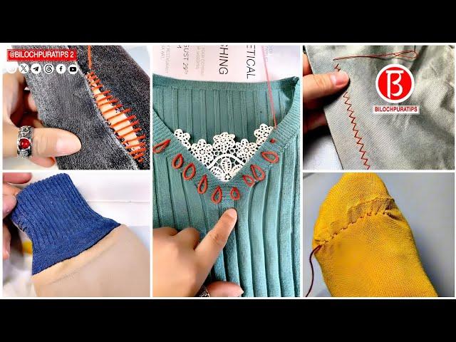 Holes Happen: Knitting Repair Techniques Demystified" 13 Sewing Stitch Mending Repair Episode 69