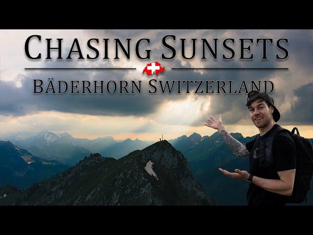 Discover this EPIC sunset spot / Bäderhorn Hiking Adventure Simmental Switzerland 4K