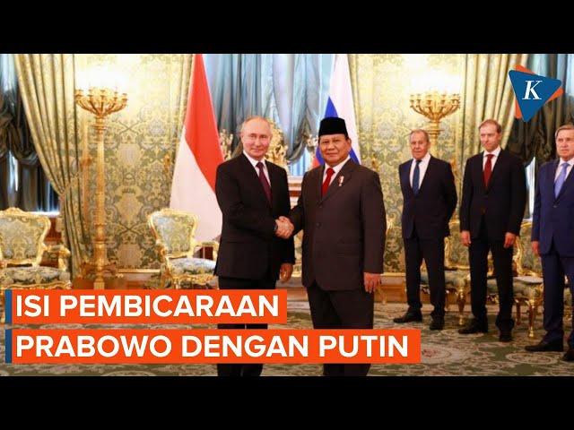 [FULL] Isi Pembicaraan Prabowo dengan Presiden Rusia Vladimir Putin