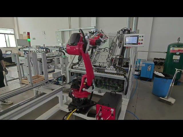 Allio A5E-600 Robot + Automatic Canvas Stretching Machine