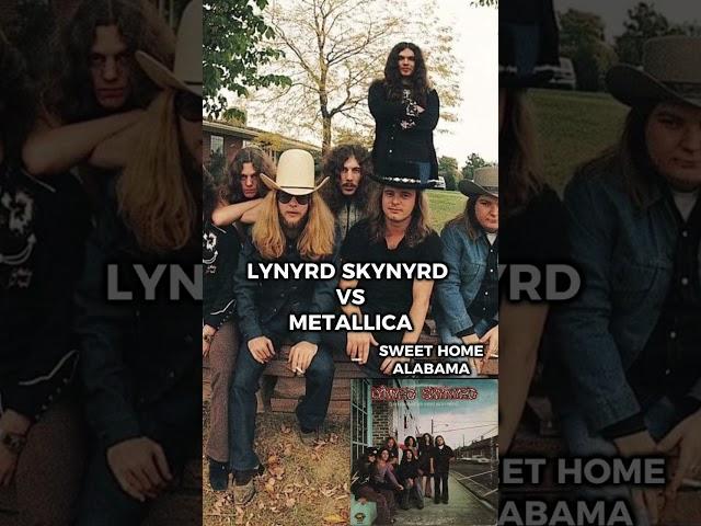 LYNYRD SKYNYRD VS METALLICA #lynyrdskynyrd #metallica #rock #metal #metalhead #sweethomealabama