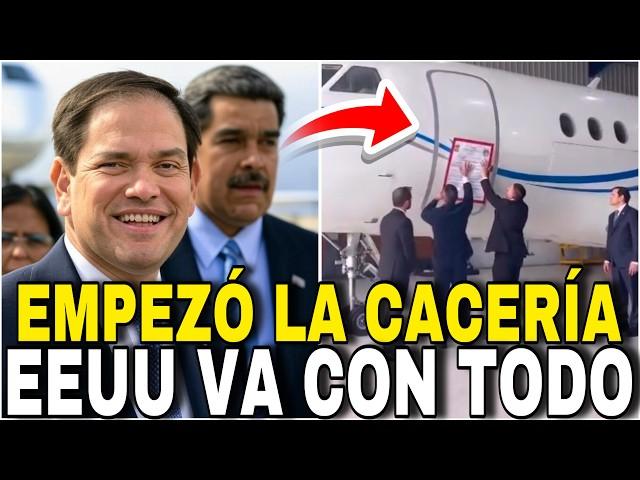 EEUU Fuerte advertencia: Maduro "LADRÓN DE AVIONES" ha empezo la caceria Marco Rubio