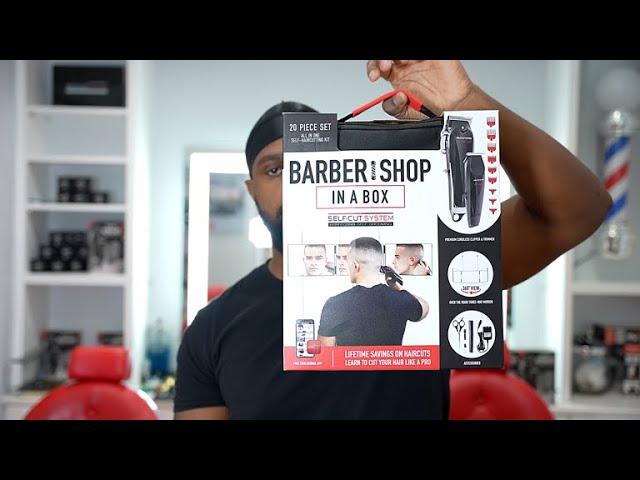 The Ultimate Self Hair Cutting Kit l Official Unboxing Of Barber Shop In A Box l Self Cut System