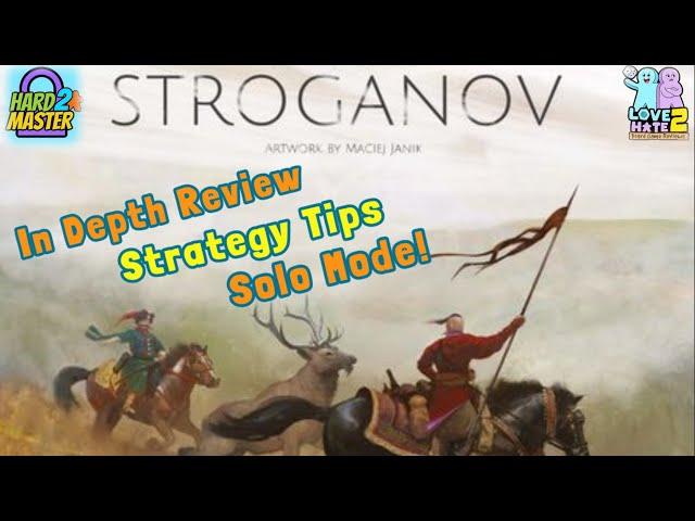 Stroganov | Game Brewer - An In Depth Review, Strategy Tips, Solo Mode Thoughts