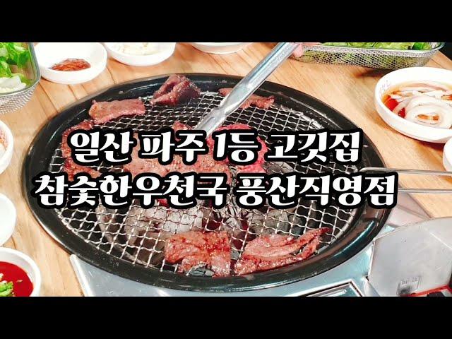 일산 애니골 맛집 참숯한우천국 풍산직영점