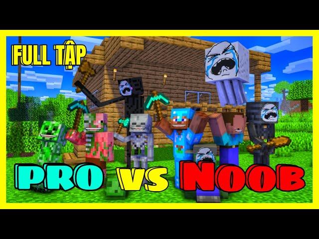 [ Lớp Học Quái Vật ] THỬ THÁCH SINH TỒN PRO VÀ NOOB ( FULL TẬP ) | Minecraft Animation