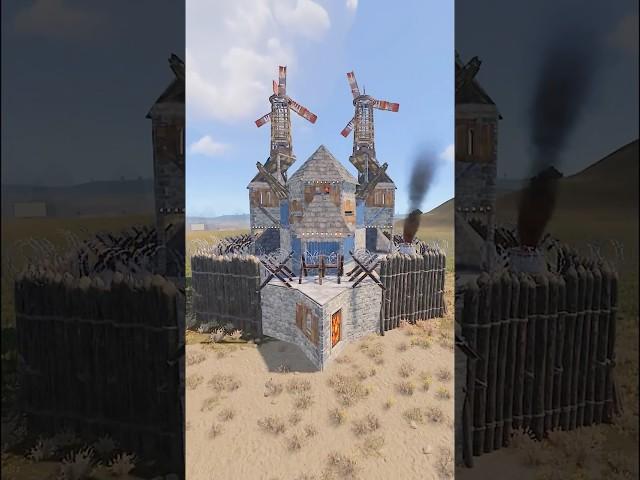 I BUILT A TRIPLE BUNKER SOLO BASE IN RUST  #rust #rustbase #rustbasedesign #rustclips #rustgame
