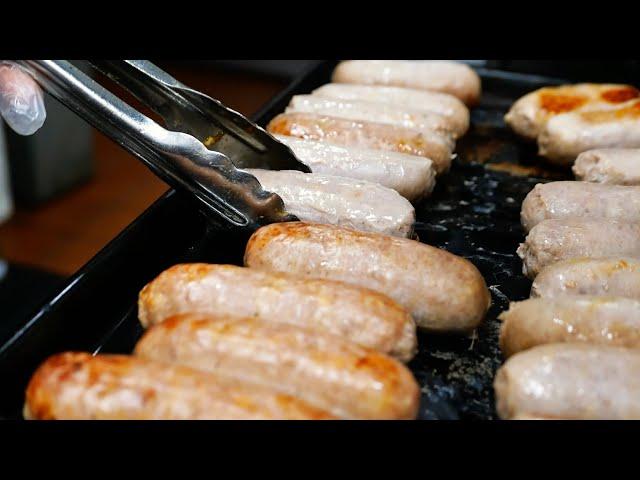 American Food - The BEST Italian Sausage, Meatball, and Chicken Cutlet Sandwiches Nonnas 1977 NYC