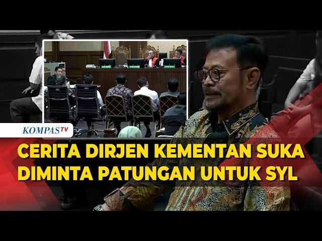 [FULL] Pengakuan Dirjen Kementan Diminta Rp1 M SYL untuk Umrah hingga Bayari Baju Koko Rp27 Juta