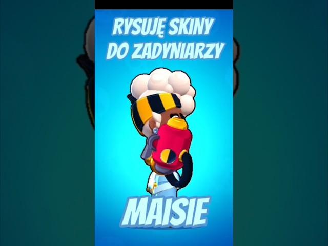 Rysuję skiny do zadymiarzy #brawlstars #maisie opis :) #dlaciebie #skinidea #supercell