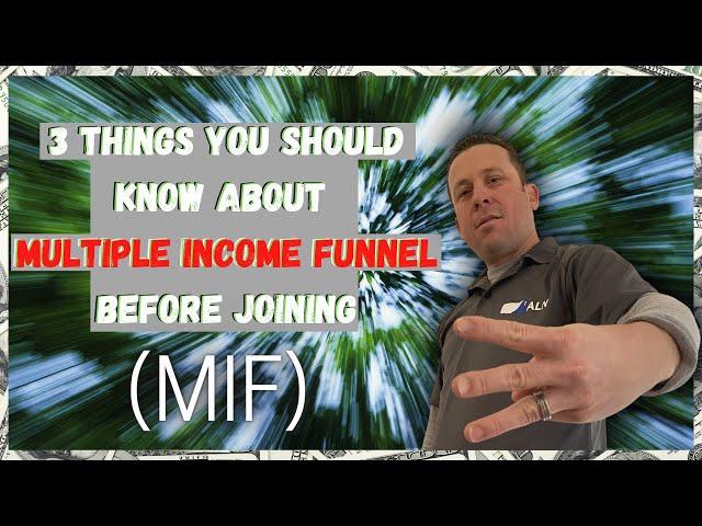 3 Things Before Joining Multiple Income Funnel  [MY SECRET TO GROW MIF]