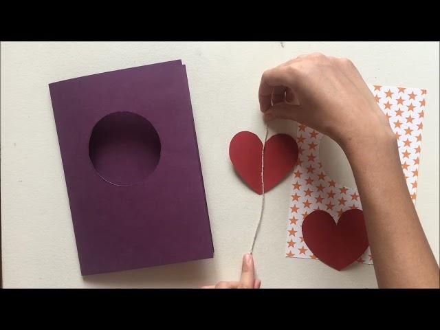 Spinning Heart Card Tutorial | Craft Idea | Craft Destination