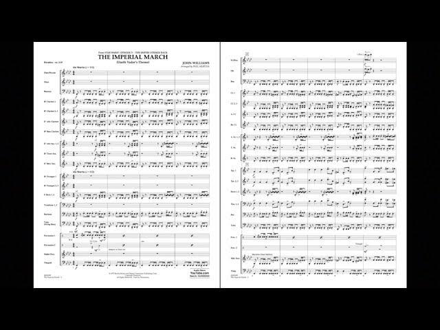 The Imperial March (Darth Vader's Theme) by John Williams/arr. Paul Murtha