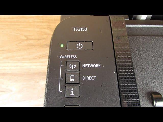 Canon PIXMA TS3150 Wifi WPS Setup