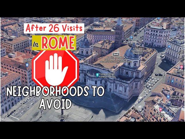 2 Popular Rome Locations You Should Avoid Staying In | Do Not Stay Here!