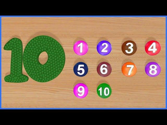 123 Numbers | 1234 Number Names | 1 To 10 Numbers Song | 12345 Number Learning Kids Video