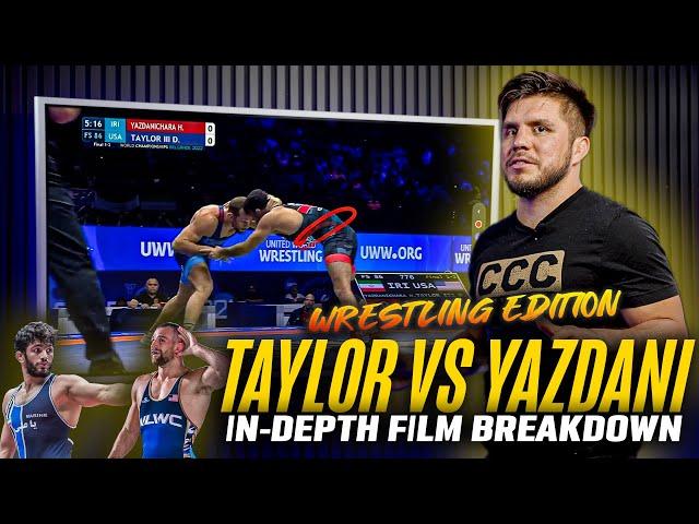 FILM BREAKDOWN: Wrestling Edition | David Taylor vs Hassan Yazdani