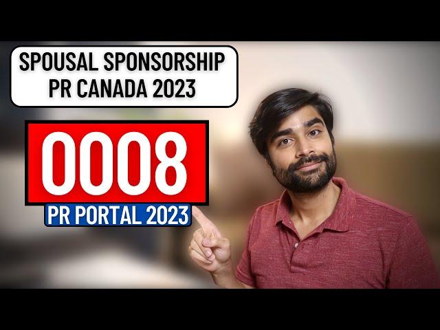 0008 - GENERIC APPLICATION FOR CANADA - Spousal Sponsorship | PR Canada 2023