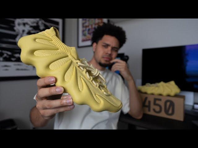 THESE ARE WEIRD! $200 Adidas Yeezy 450 Sulfur Review