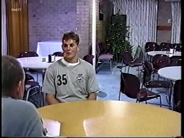 At 2001 draft camp interview Luke Hodge reveals he admires Brendon Gale