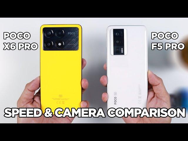 POCO X6 Pro vs POCO F5 Pro SPEED TEST & CAMERA Comparison | Zeibiz