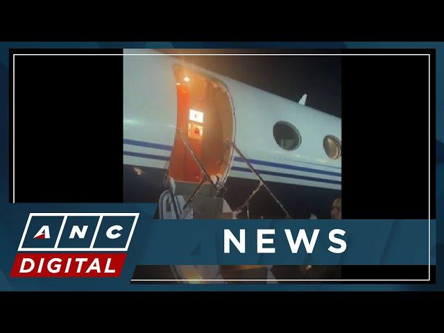 BREAKING: Former president Duterte boards plane en route to The Hague, Netherlands | ANC