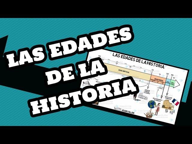 LAS EDADES DE LA HISTORIA (LÍNEA DE TIEMPO)