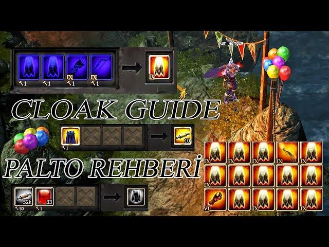 Cloak Tutorial - How To Make A Good Legendary Cloak? Cloak Guide Drakensang Online