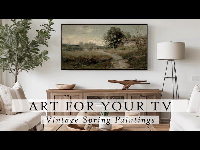 Vintage Spring Paintings Art For Your TV | Vintage Art Slideshow For Your TV | TV Art | 4K | 3Hrs