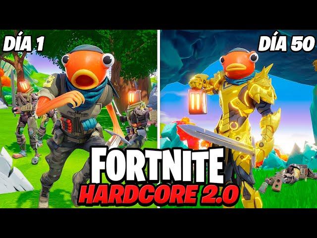 Sobreviví 50 Días en Fortnite Hardcore 2.0!